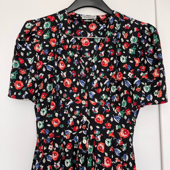 Vintage Cacharel floral dress - Picture 4 of 8